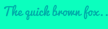 Image with Font Color 00AEA9 and Background Color 0BFFBE